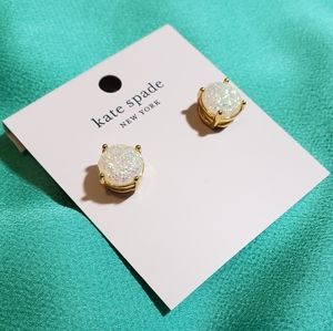 Kate Spade Opal colorful gold earrings